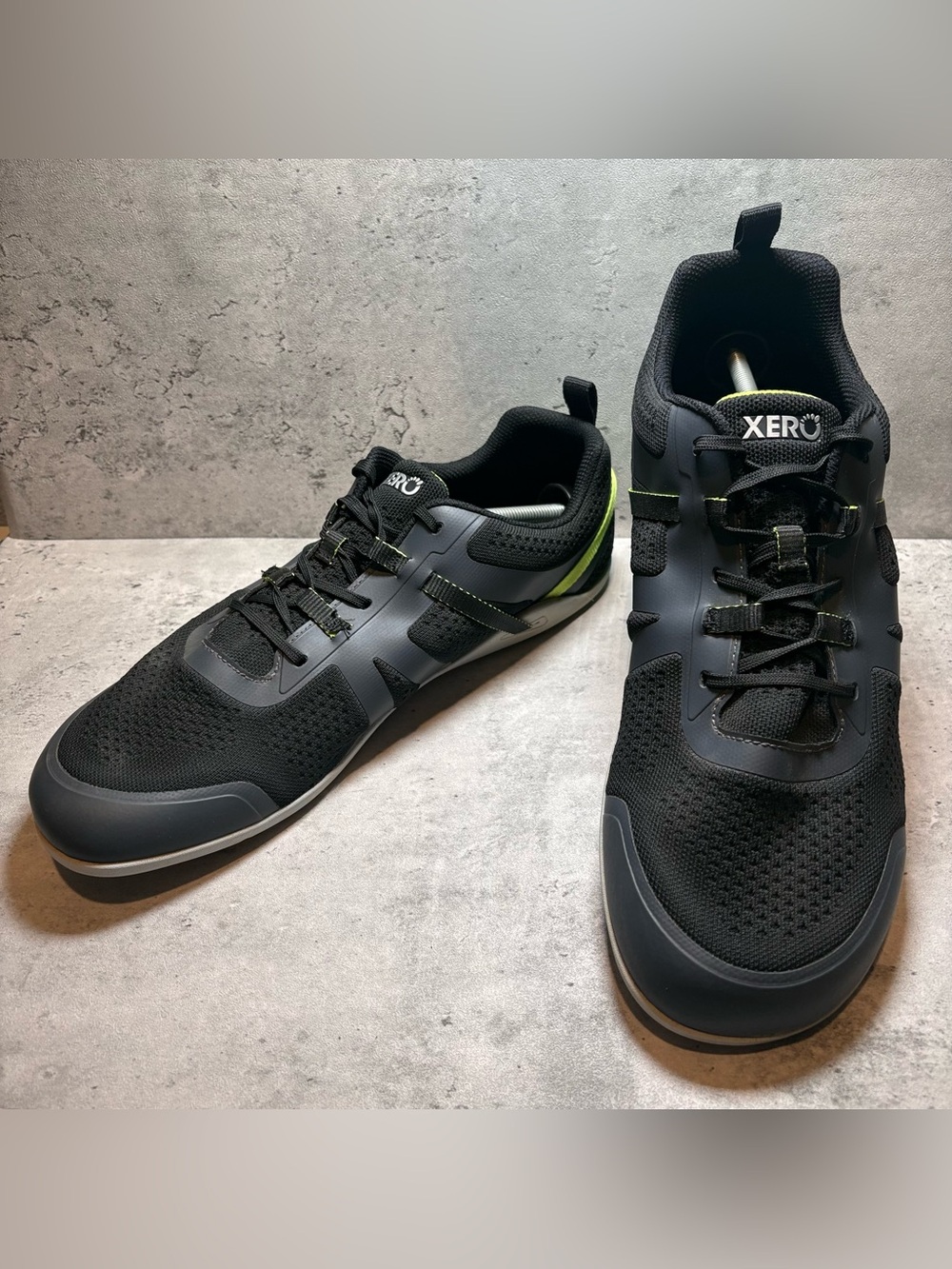 Xero Shoes Prio Neo Barefoot Athletic Sneakers Men's Shoes Black Low Top Size 15